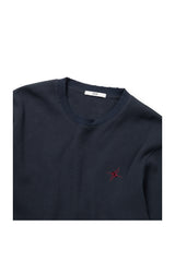 SIGNATURE LOGO WAFFLE L/S TEE (NAVY)