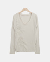リアム フラワー ロングスリーブ Tシャツ