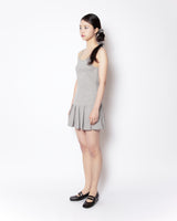 PLEATS MINI ONE-PIECE (GREY)