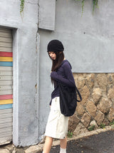 ボーリング アジャスト カット リベット バミューダパンツ