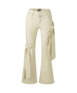 RIBBON BOOTSCUT PANTS_BE