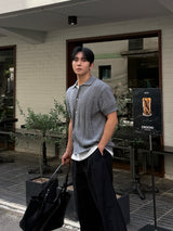 OD cable button cardiganOD cable button cardigan