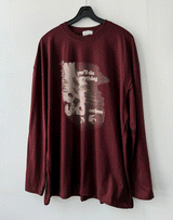 タイムマーガレットロングスリーブTシャツ