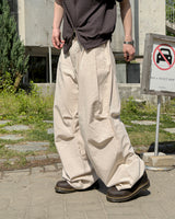 Aven Linen Two-Tuck Wide Pants