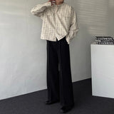 CR Bone Burton Tweed Checkered Round Shirt Jacket (2 colors)