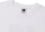 BIG LOGO COTTON SHORT-SLEEVE T-SHIRT【WHITE】