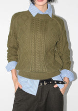 CINNAMON CABLE KNIT