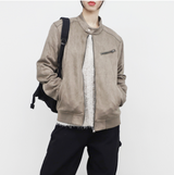 (Unisex) ロビオチャイナネックスエードジャケット
