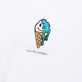 アイスクリームプリントスリーブレスTシャツ / ICE CREAM PRINTING SLEEVLESS T-WHITE