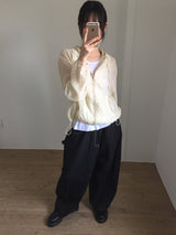 Summer Stitch Balloon Denim (2color)
