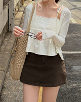 Celo cotton mini skirt