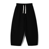 Swirl Patch Fleece Pants (Black)