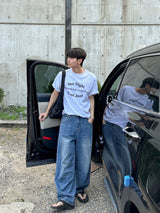 Double Cut denim pants