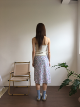 オッティ フリル ボタン ノースリーブ トップ (3color)