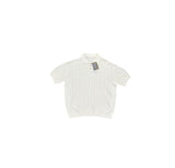 LMN フィッシャー 3 ボタンケーブル半袖ニット (6 colors)