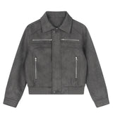 Cindy Modern Leather Short Jacket