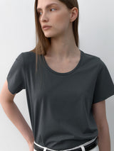 (Z-T-6823)エッセンシャルスタンダードラウンドネックTシャツ