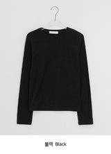 シセル ラウンド ロングスリーブ Tシャツ