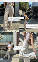 【MADE】wide linen pants