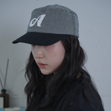 Two Tone Houndstooth Pillbox Cap (Black)