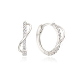 moire cubic earring
