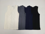 LMN Capu Slit Layered Sleeveless (4 colors)