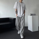 レインオーバルレタリングショートスリーブTシャツ (2 colors/36805)
