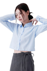  LINE BALANCE CROP SHIRT