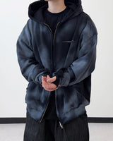 Anarchy Dirty Washing Hoodie Zip-up Warmer
