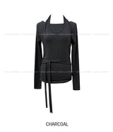 コリンホルターレイヤードストラップ長袖Tシャツ