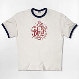 ドローイング ラフ リンガー Tシャツ- 4カラー