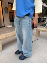 MILK DENIM WIDE PANTS