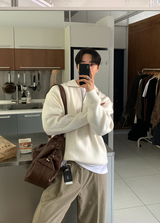 ヨギス ワイドフィット シングルタック コーデュロイパンツ
