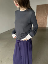 ソフト シンプル スリムT