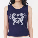 LUCKY ANGEL TANK NAVY