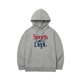 Sports Dept Authentic Logo Hoody - Melange Grey