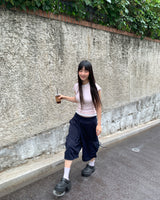 チートンスリムフィットラウンドシースルーTシャツ