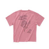 EEERRR レターグラフィックTシャツ (ピンク)