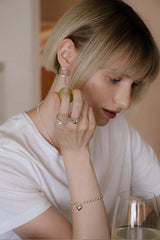 silver925 heart saver bracelet GD