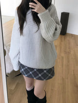 ハーシーチェックスカートパンツ(2 colors)