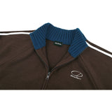 Sporty-Track-Semi-Crop-Knit-Zip-Up - 7COLOR