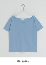 ユリミワンオフショルダールーズフィットTシャツ