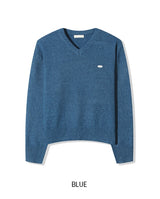 Bonnie Crop V-Neck Knit