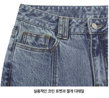 Slit Boots Cut Denim Pants