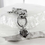 ss-Mechanic bold heart keyring