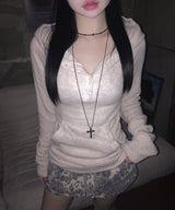Mia Knit Hoodie (3colors)