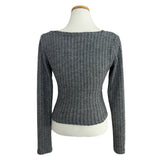Zia Lace Strap Ribbed Knit 
