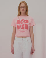POINTAGE LOGO CROP TSHIRT-PINK