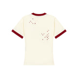 DVRKプライブマルチロゴグラディエントベイビーTシャツ - クリーム/レッド