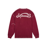 WAFFLE COZY L/S TEE_WINE